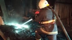 На Харьковщине ликвидировали пожар в частном домовладении (фото)