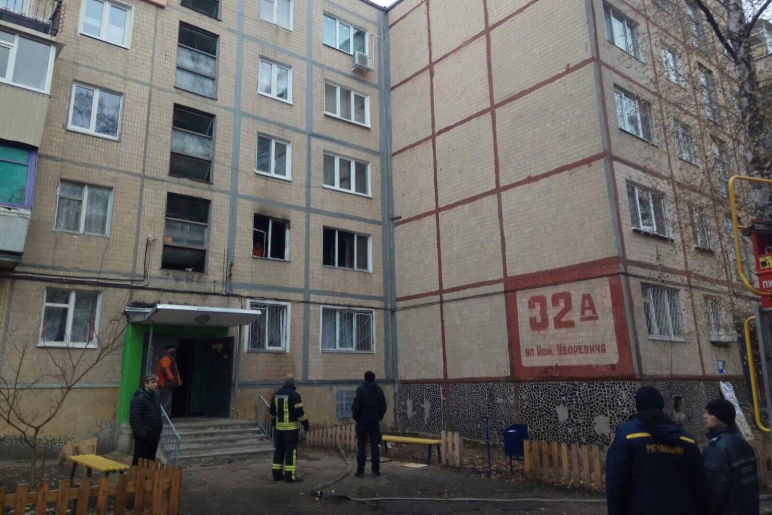 В Харькове на пожаре погибла пенсионерка (фото)