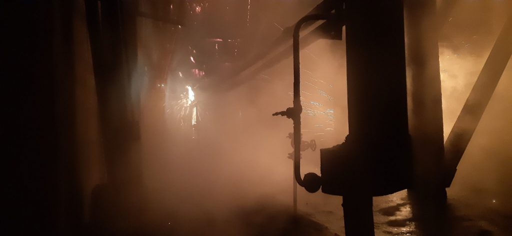На ТЭС в Змиеве произошел пожар (фото)