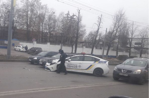 Патрульные стали виновниками ДТП на Сумской — предварительные данные (фото)