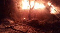Во время тушения пожара в частном доме обнаружено тело мужчины (фото)
