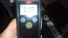 В Харькове пьяный водитель перевернулся на автомобиле и не пострадал (фото)