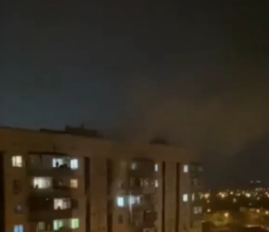 На улице Академика Богомольца — пожар (видео)