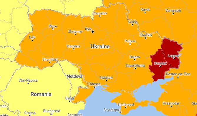 Украина — в списке самых опасных стран для туризма в 2021 году (фото)
