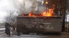 Спасатели ликвидировали пожар в частном домовладении (фото)