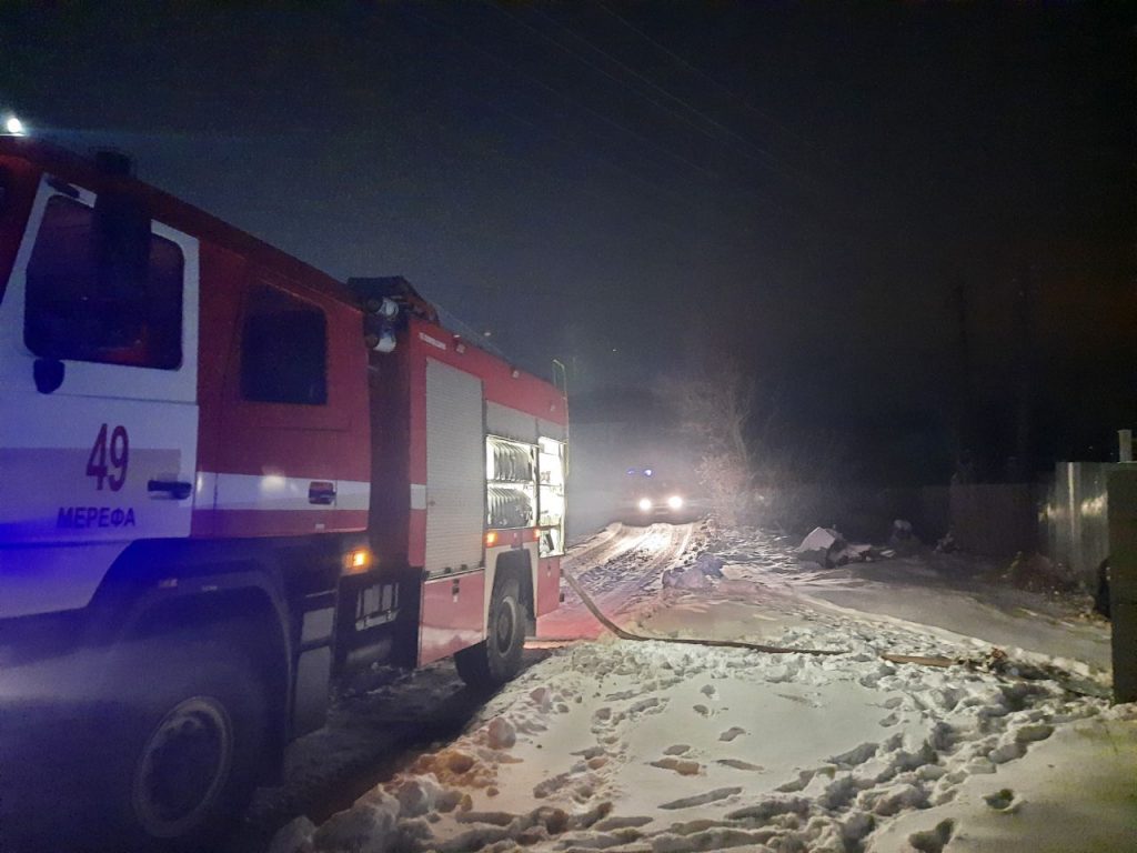 На Харьковщине произошел пожар на территории частного домовладения  (фото)