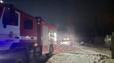 На Харьковщине произошел пожар на территории частного домовладения (фото)