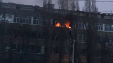 В Харькове горел швейный цех