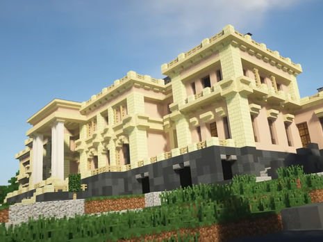 «Дворец Путина» в Геленджике попал в Minecraft (видео)