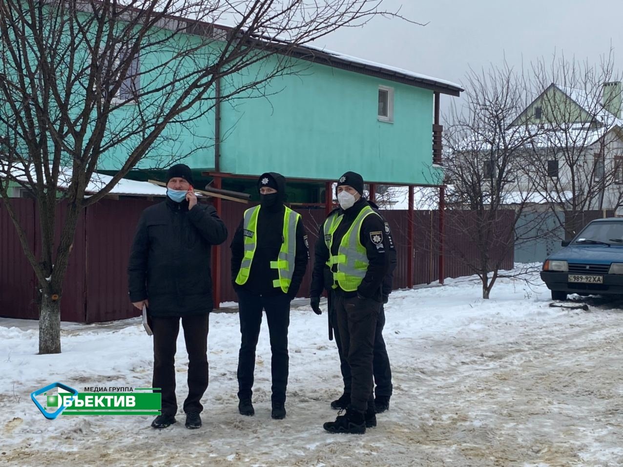 Полиция перекрыла дороги в районе места пожара в доме престарелых. Ждут Зеленского (фото)