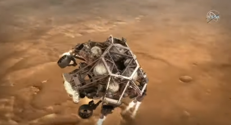 Is there life on the Red Planet? Первые цветные видео и фото Марса с «Perseverance»