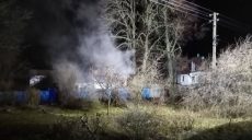 На Харьковщине горел жилой дом (фото)