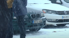 У Харкові водії «євроблях» вчергове пікетували управління патрульної поліції (відео)