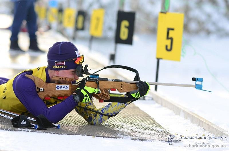 Харьковские юниоры завоевали две серебряные медали на чемпионате Украины по биатлону (фото)