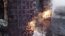 За ночь в одном из районов Харьковской области горели два предприятия (фото)