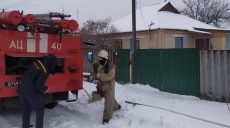 На Харьковщине спасли от пожара жилой дом (фото)