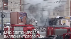 В России взорван суши-бар в цокольном этаже девятиэтажки (видео)