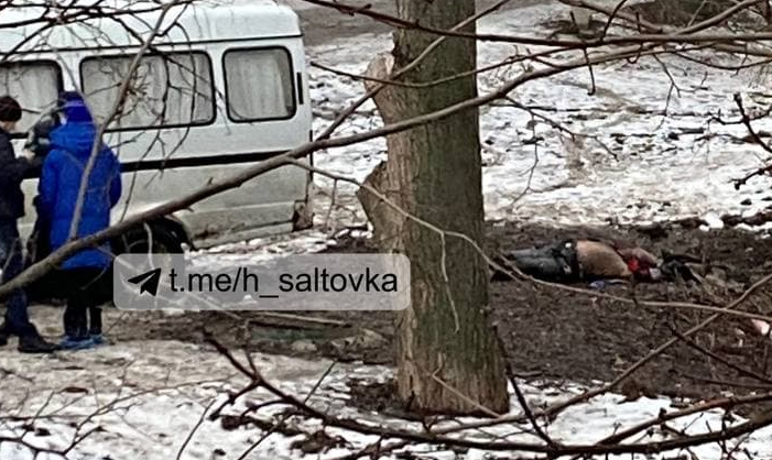 В Харькове из родника вытащили труп (фото, видео)