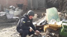 В Харькове во дворе жилого дома обнаружили снаряд (фото)