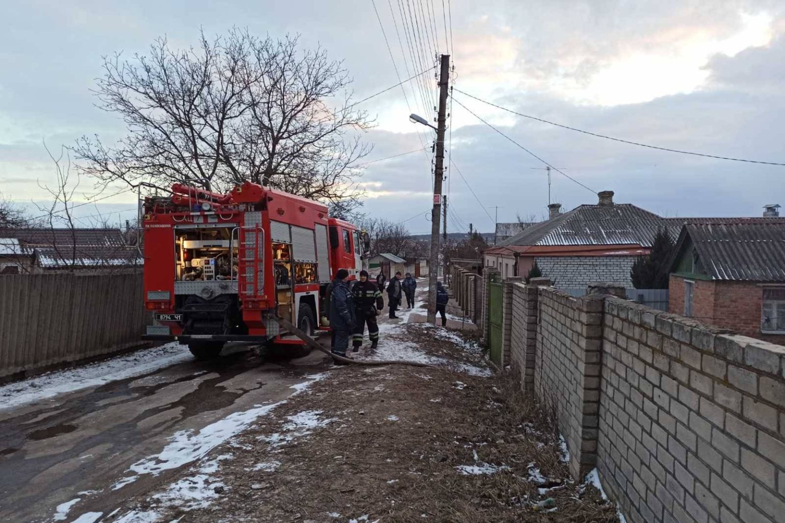 В Харькове горел жилой дом (фото)