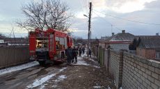 В Харькове горел жилой дом (фото)
