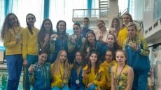 Юные синхронистки Харьковщины завоевали на чемпионате Украины девять золотых медалей