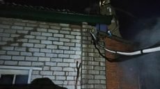 Под Харьковом частный дом остался без крыши (фото)