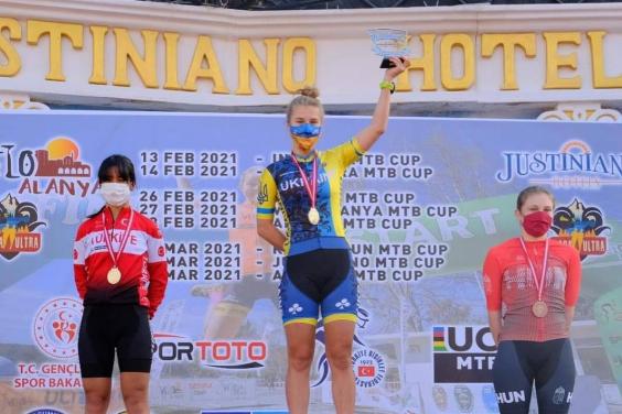 Харьковская велогонщица снова победила на рейтинговых гонках