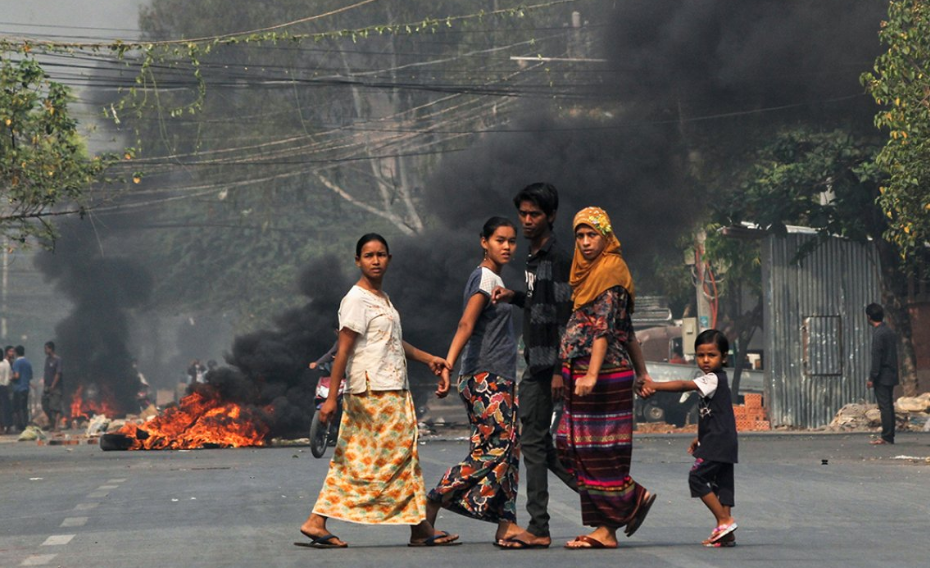 В Мьянме на протестах за сутки погибли почти 90 человек