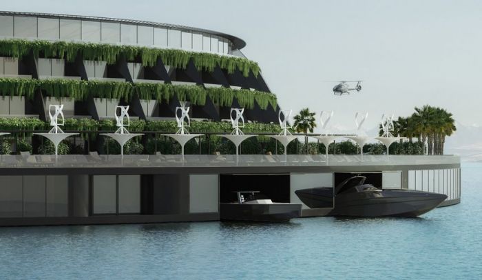 В Катаре построят уникальный эко-отель на воде (фото)