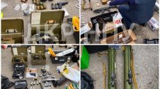 В одном из гаражных кооперативов Харькова нашли тайник с оружием и боеприпасами (фото)