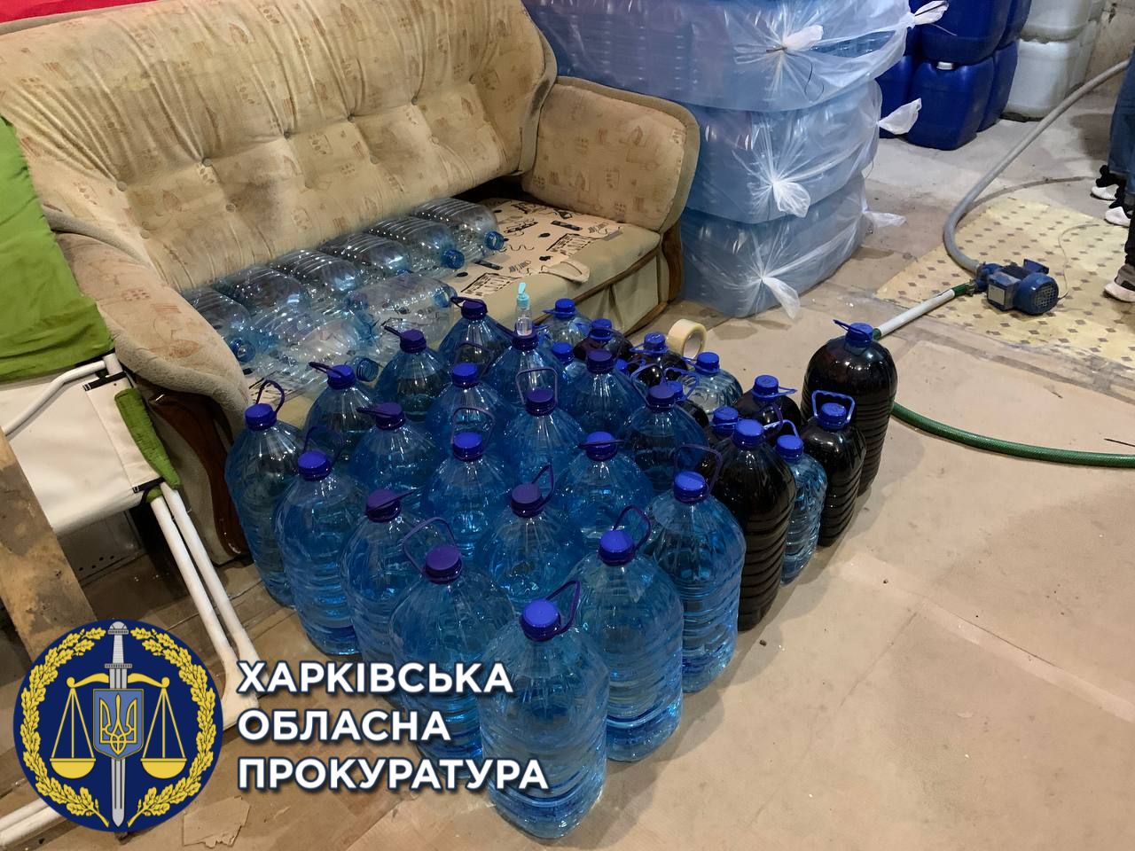 В Харькове изъяли 540 литров «паленого» алкоголя (фото)