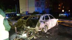 Полиция расследует ночной поджог иномарок в Харькове (фото)