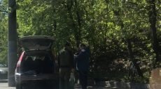 На спуске Веснина автомобиль вылетел на тротуар (фото, видео)