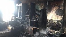 На Харьковщине выгорел большой жилой дом (фото)