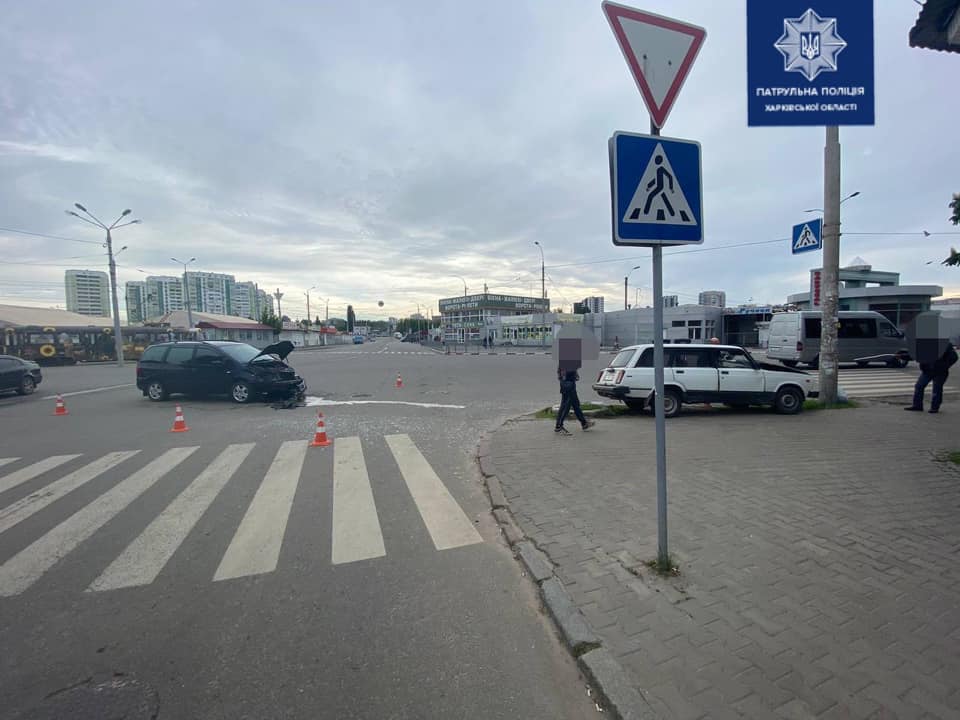 В Харькове в ДТП пострадала пассажирка одного из авто (фото)