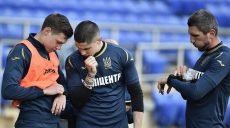 Футболисты сборной Украины по футболу надели в Харькове вышиванки (видео)