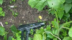 Пьяный харьковчанин сидел в песочнице с пистолетом (фото)
