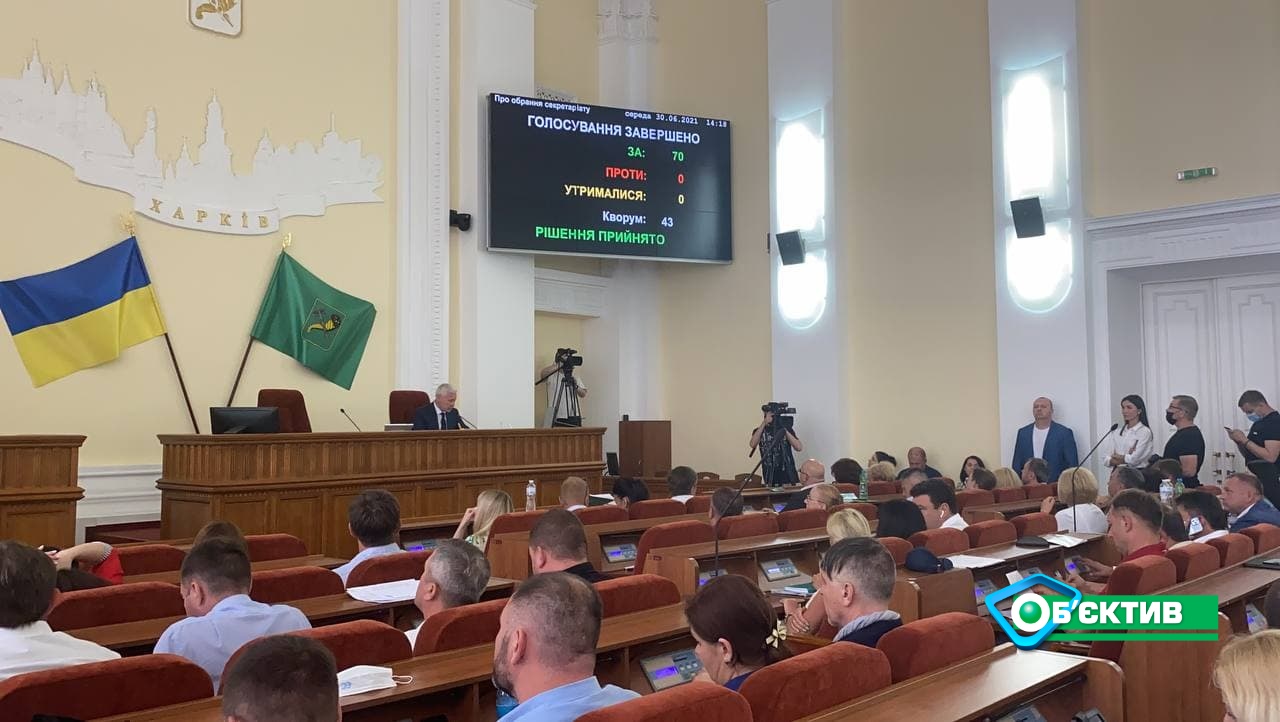 Началась внеочередная сессия Харьковского городского совета