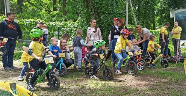 Юные харьковчане соревновались в велоспорте