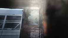 В Харькове горел товарный вагон (фото)