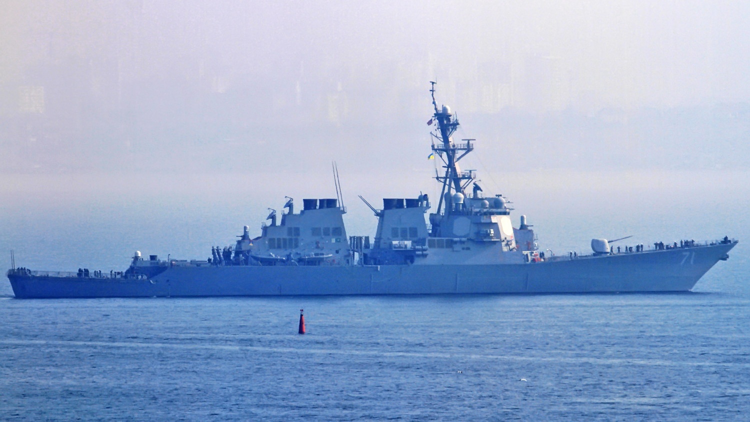 В Черное море вошел USS Ross — американский эсминец, который примет участие в Sea Breeze