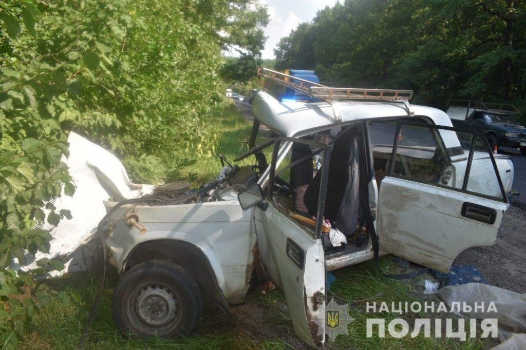 В Харьковской области ВАЗ выехал на встречку и влетел в Mercedes: есть пострадавший (фото)