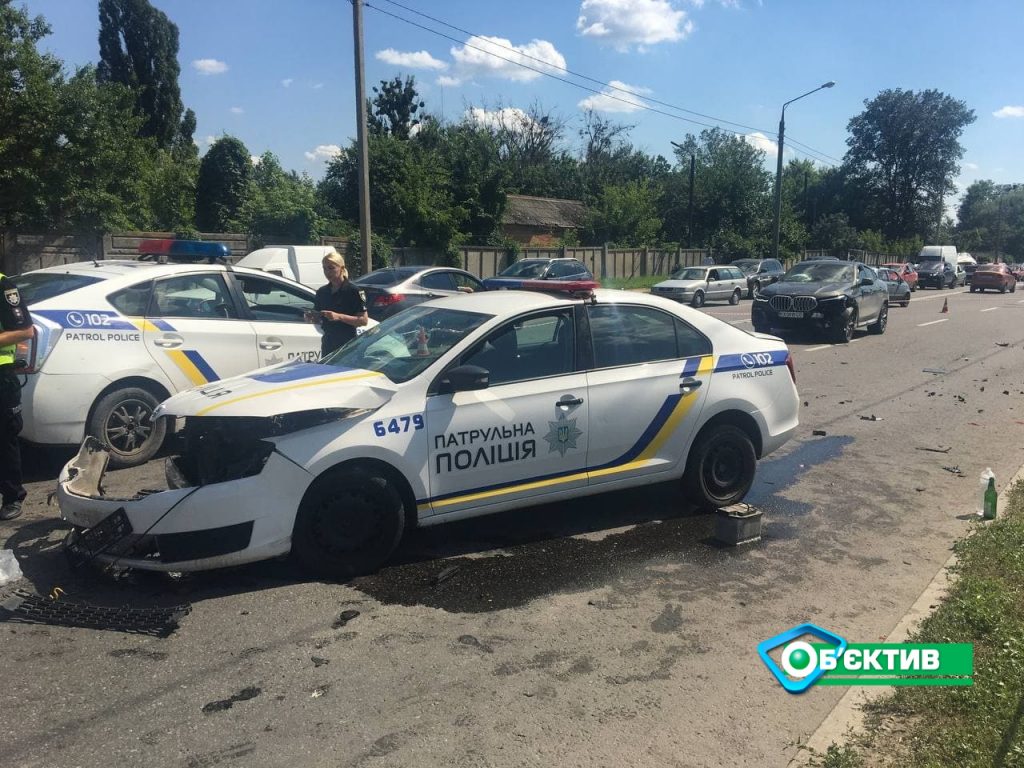 ДТП с патрульными в Харькове: в «скорой» рассказали о состоянии полицейского (фото, видео)