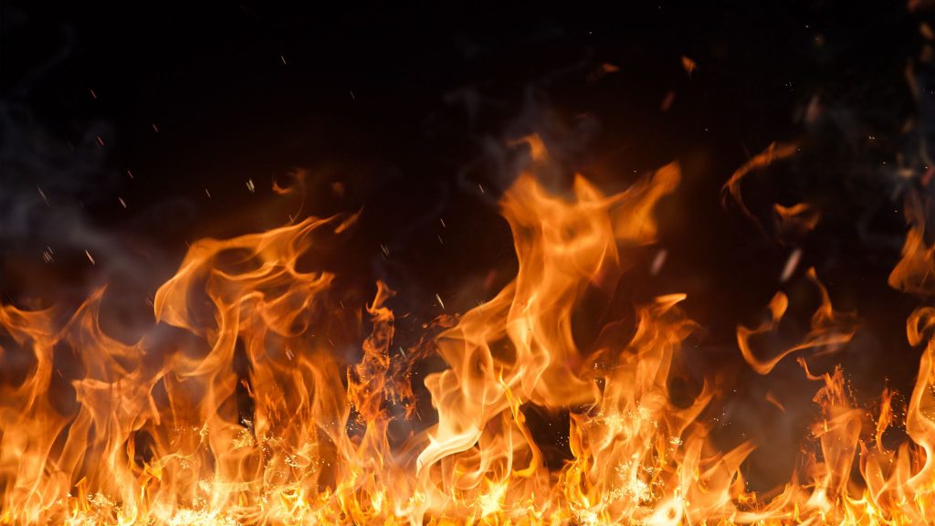 В частном секторе Харькова случился пожар