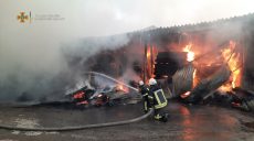 Появилось видео масштабного пожара в Харькове