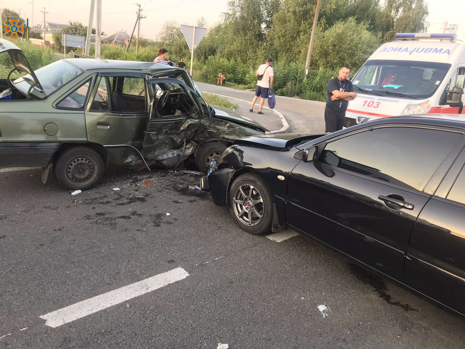 В Харьковской области спасатели оказали помощь пострадавшей при ДТП - фото 2