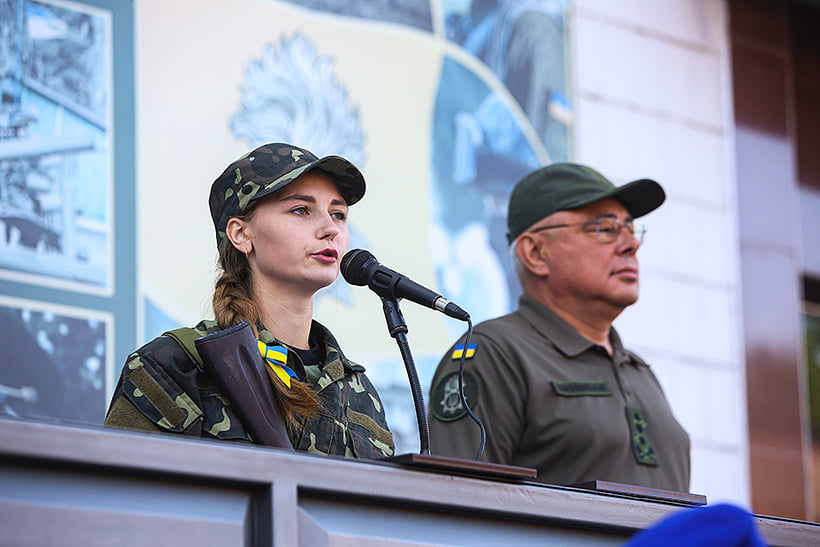 В Харькове офицеры запаса дали присягу