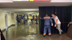 В Киеве из-за дождей затопило улицы и две станции метро (фото, видео)