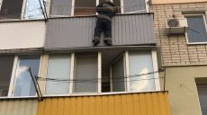 В Харьковской области пожарные через окно спасли запертых в квартире ребенка и его отца